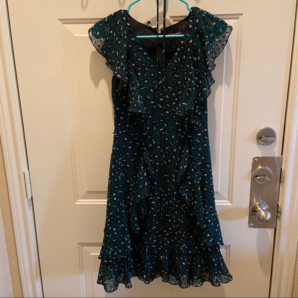Tommy Hilfiger chiffon leopard print dress